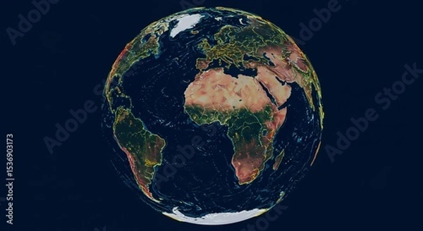 Obraz Earth's Vibrant Ecosystem: A Global Perspective