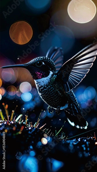 Obraz hummingbird in flight