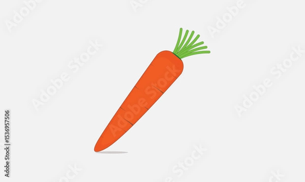 Obraz Carrot vector illustration