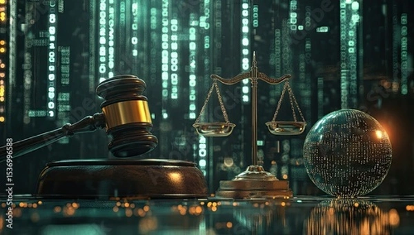 Fototapeta Digital Justice (2)