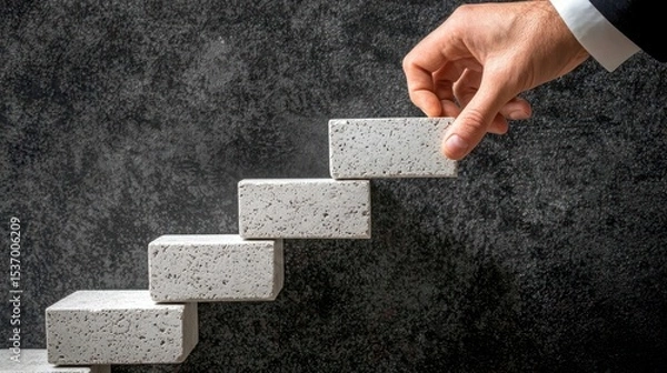 Fototapeta businessperson taking proactive steps to address small issues in projects before they escalate