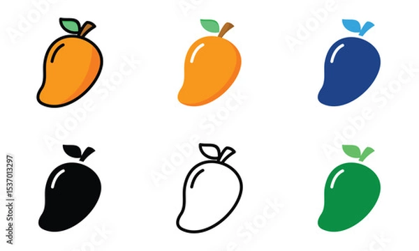 Obraz Mango Icon (Multiple style).