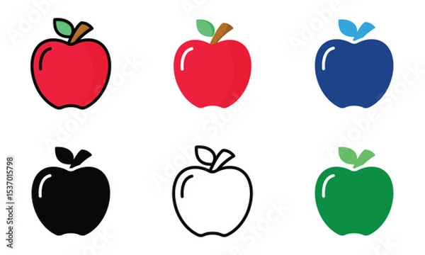 Obraz Apple Icon (Multiple style).
