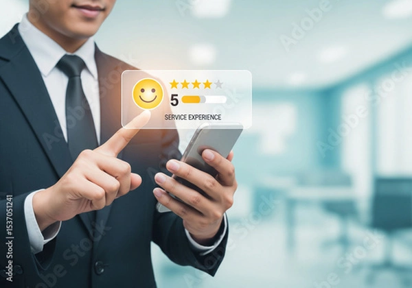 Obraz évaluer l'expérience de service