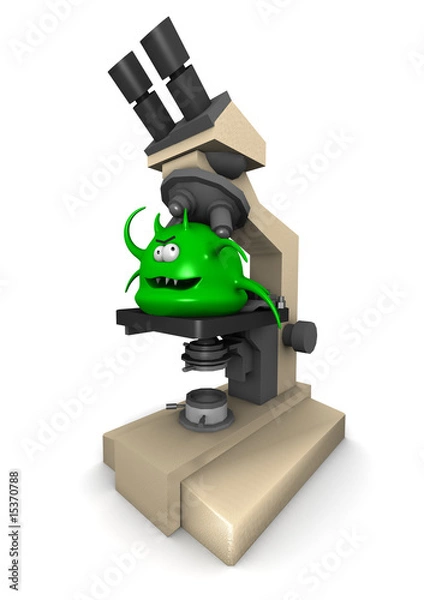 Obraz virus microscope