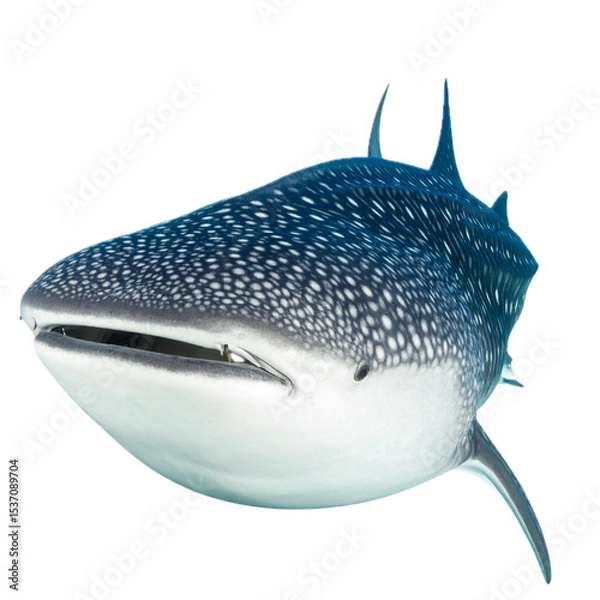 Obraz Whale shark, on isolated background.
