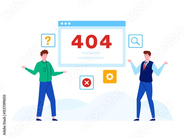 Fototapeta 404 Page Not Found