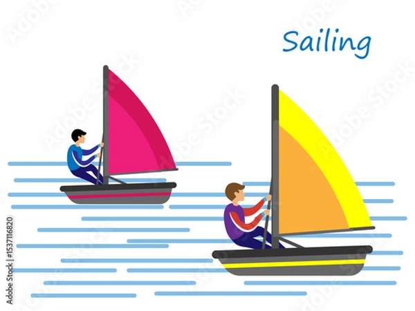 Obraz スポーツ■セーリング