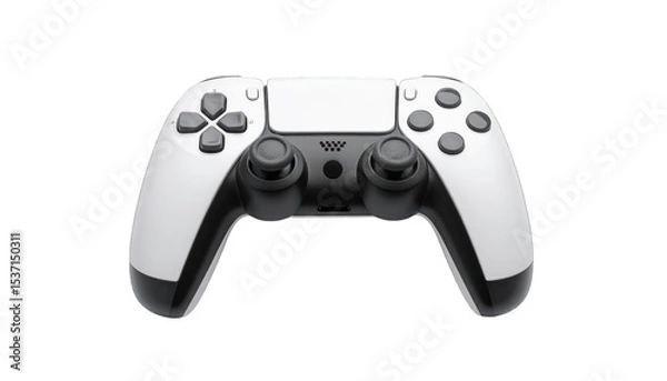 Obraz White video game controller
