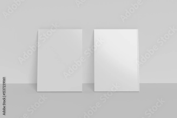 Obraz two books with front and back covers