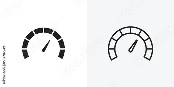 Obraz Tachometer icon