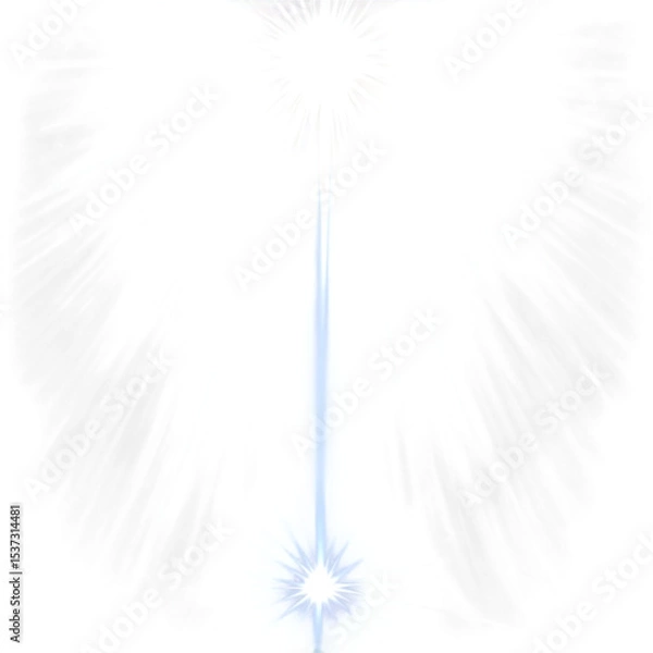 Obraz Sunlight or flare light isolated on transparent background