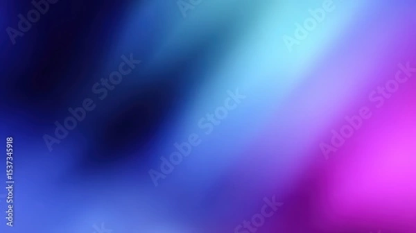Fototapeta Abstract Gradient Background With Smooth Color Transitions, Ideal for Modern Design and Technology