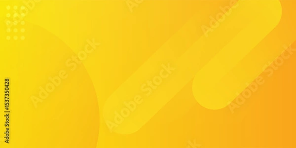 Fototapeta Yellow liquid color background. Dynamic shapes composition eps10