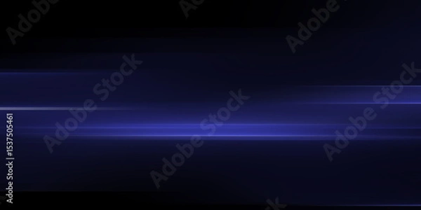 Fototapeta Motion light effect for banners. Blue lines. The effect of speed on a blue background. lines of light, speed and movement
