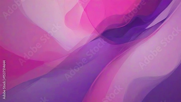 Fototapeta Abstract Purple and Pink Shapes Background for Gentle Designs and Modern Art Projects