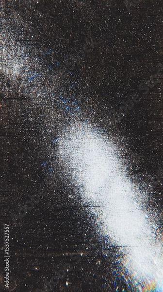 Fototapeta Grunge-style poster featuring a wooden texture gradient with chromatic elements creating a unique visual effect