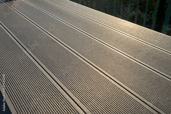 Fototapeta WPC Wood Plastic Composit Deck Texture