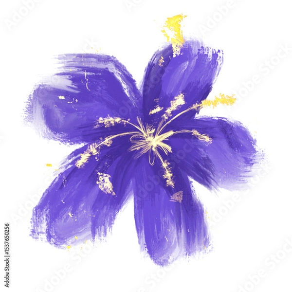 Fototapeta blue iris flower
