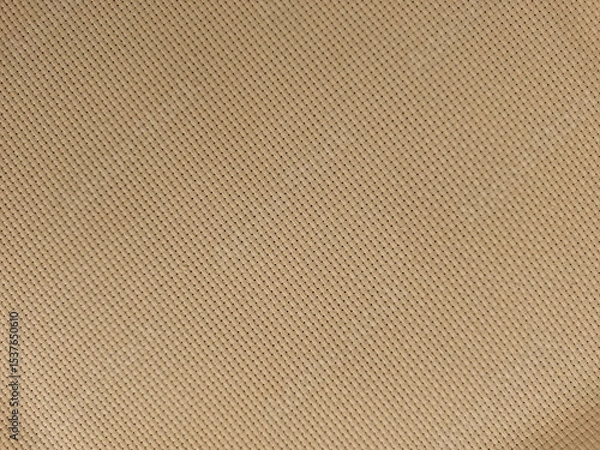 Fototapeta Textura de pano quadriculado com linhas diagonais visto de perto. Tecido de bordado 