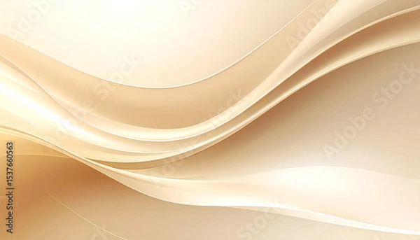 Obraz モダンな抽象的なグラデーションベージュの背景画像。Modern abstract gradient beige background image.