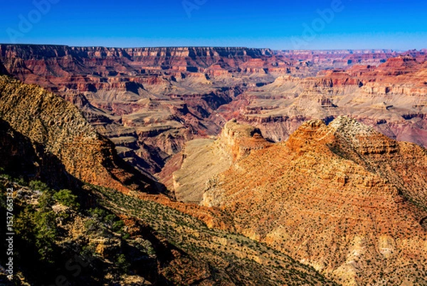 Fototapeta Spectacular view from the south rim of the Grand Canyon in Arizona