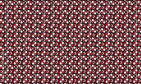 Fototapeta Seamless Pattern Design Background vector Art