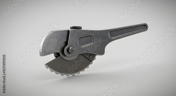Obraz 3D Render of a Metal Pipe Cutter Tool