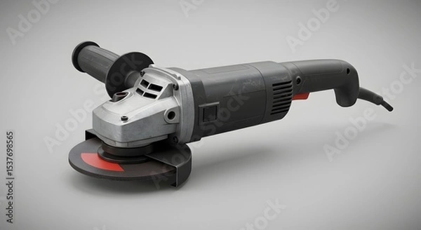 Fototapeta Angle Grinder Power Tool 3D Render