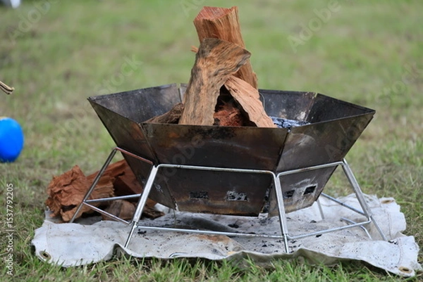 Fototapeta Fire pit.