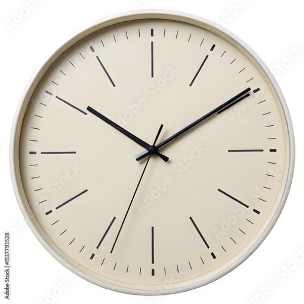 Obraz Simple Minimalist Wall Clock Design