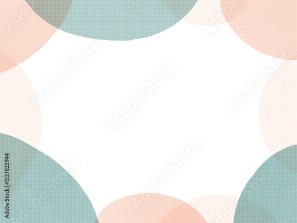 Obraz 水彩で描いたフレームイラスト