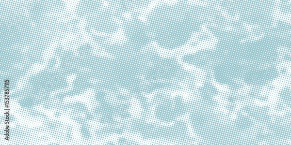 Fototapeta Blue and white water ripples light surface overlay background. 3d clear ocean surface pattern with reflection effect backdrop. Marble desaturated texture.