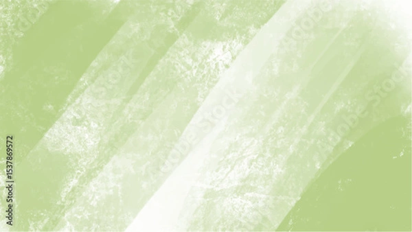 Fototapeta Green watercolor background with copyspace for your design. vector.