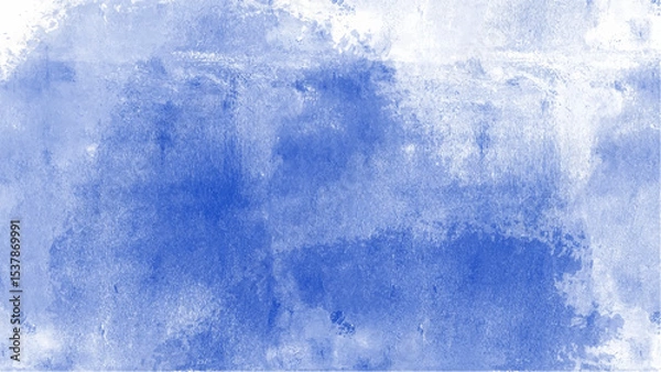 Fototapeta Blue watercolor background with copyspace for your design. vector.