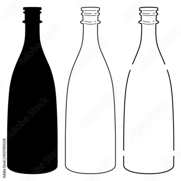 Obraz 日本酒瓶フレーム素材セット