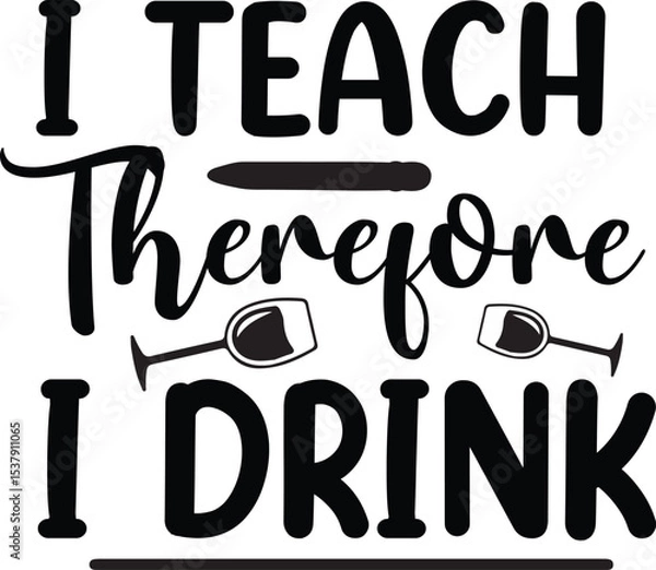 Obraz World Teacher's Day Typography Design 