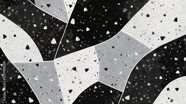 Obraz Abstract Dark Blue and Purple Gradient Waves Background