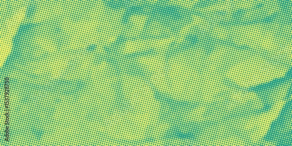 Fototapeta Abstract Duotone Halftone Dotted Retro Paper Print Texture Vector Illustration