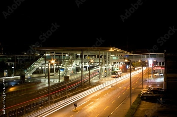 Obraz Menschenleeres Nachtleben