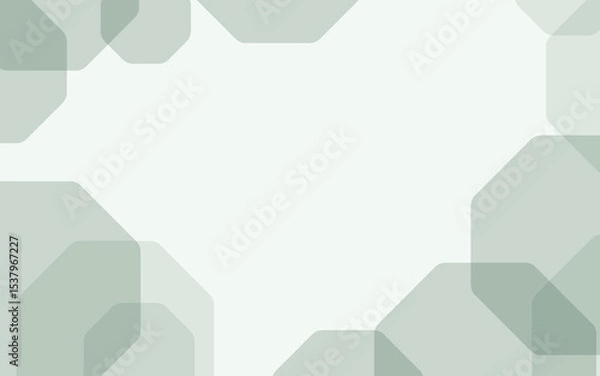 Fototapeta Vector background with abstract shapes for business presentation green