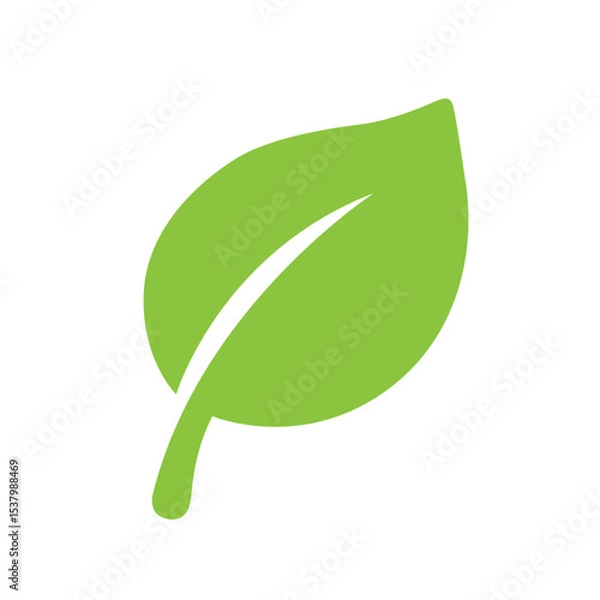 Obraz green leaf icon 