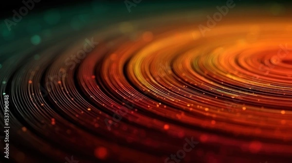Fototapeta Colorful spiral patterns with vibrant hues and intricate details create a mesmerizing effect