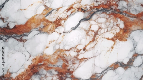 Fototapeta Luxurious white marble texture with golden veins creating marble grey and rose gold marble texture, minimalist