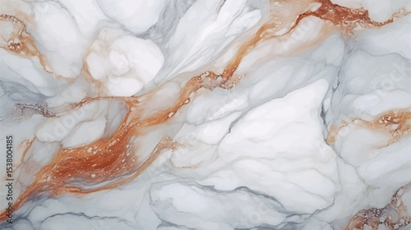 Fototapeta Luxurious white marble texture with golden veins creating marble grey and rose gold marble texture, minimalist