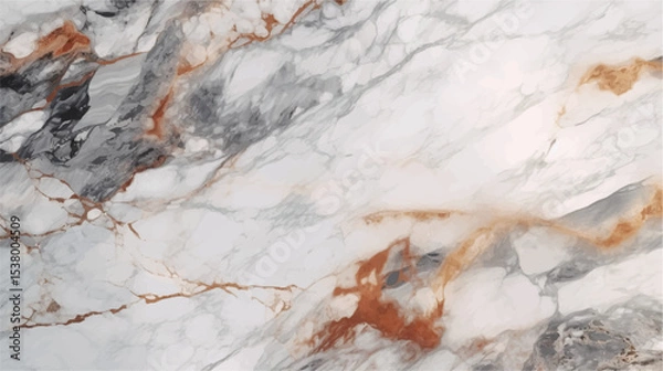Fototapeta Luxurious white marble texture with golden veins creating an marble texture Texture of light cream paper for watercolor and artwork, gentle background marble texture 