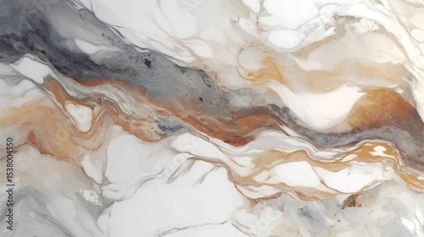 Fototapeta Luxurious white marble texture with golden veins creating an marble texture Texture of light cream paper for watercolor and artwork, gentle background marble texture 