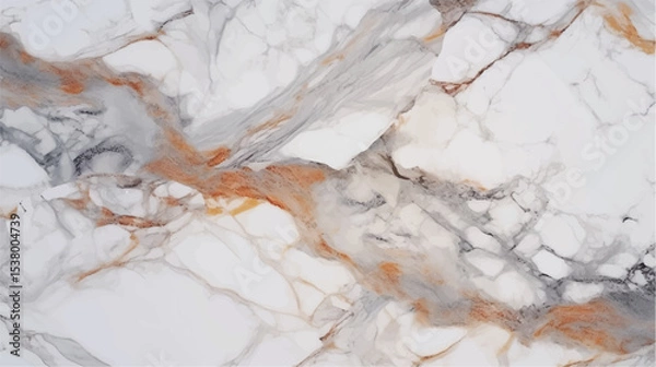 Fototapeta Luxurious white marble texture with golden veins creating an marble texture Texture of light cream paper for watercolor and artwork, gentle background marble texture 