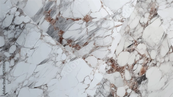 Fototapeta Luxurious white marble texture with golden veins creating an marble texture Texture of light cream paper for watercolor and artwork, gentle background marble texture 