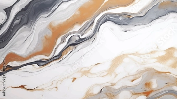 Fototapeta  luxury gold and white marble Texture of light cream paper for watercolor and artwork, gentle background marble texture